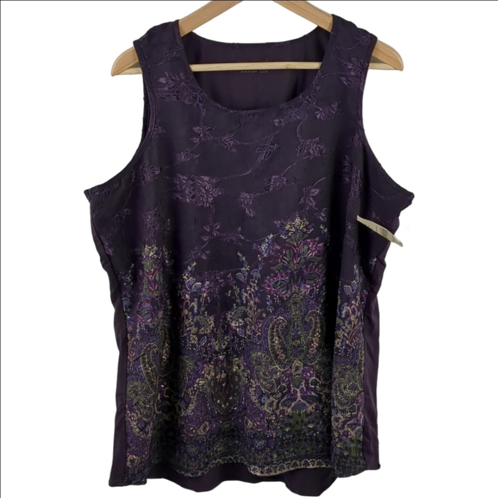 NWT Coldwater Creek Tank Top Size 1X
